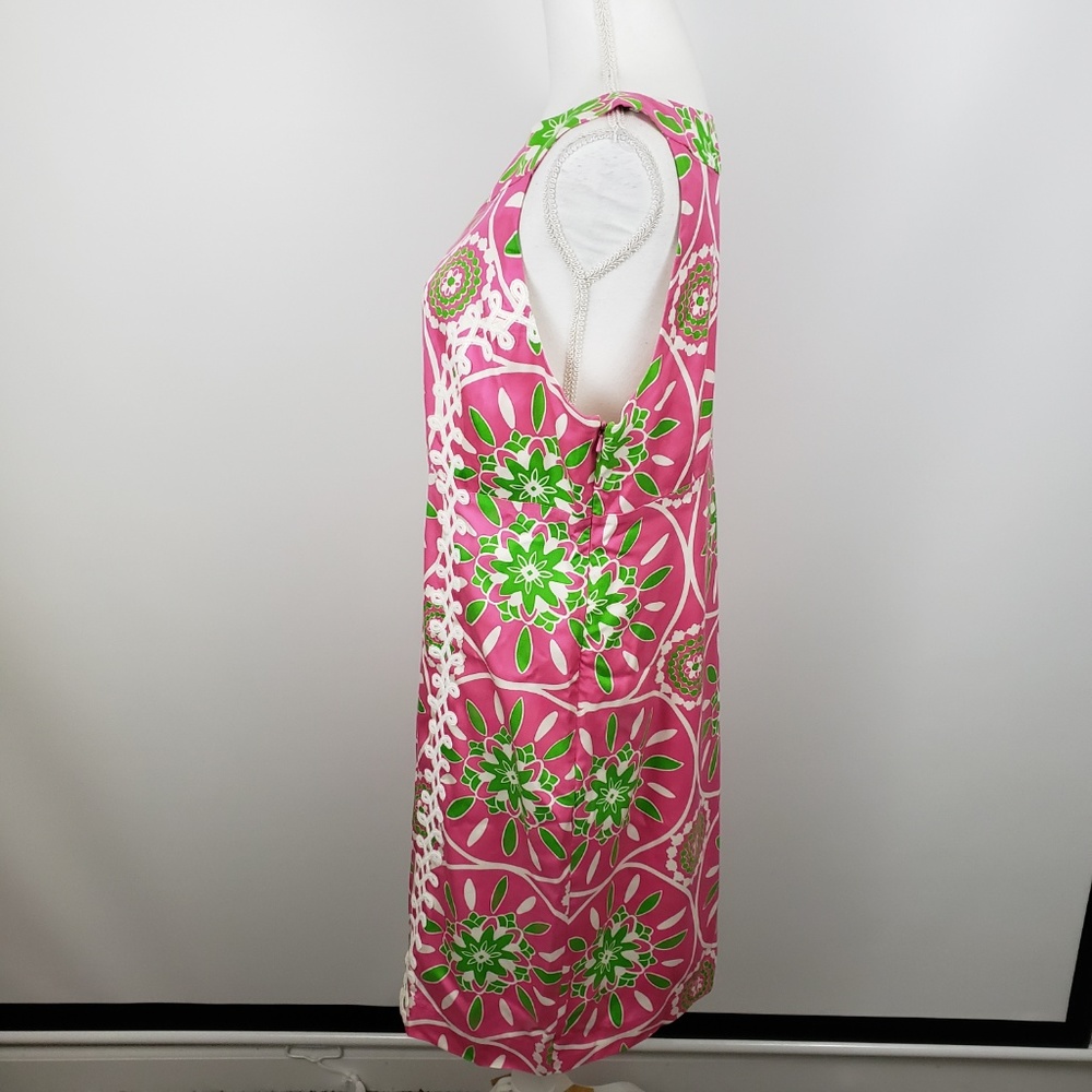 Lilly Pulitzer jacqueline hibiscus dress gather 14 - Picture 5 of 7